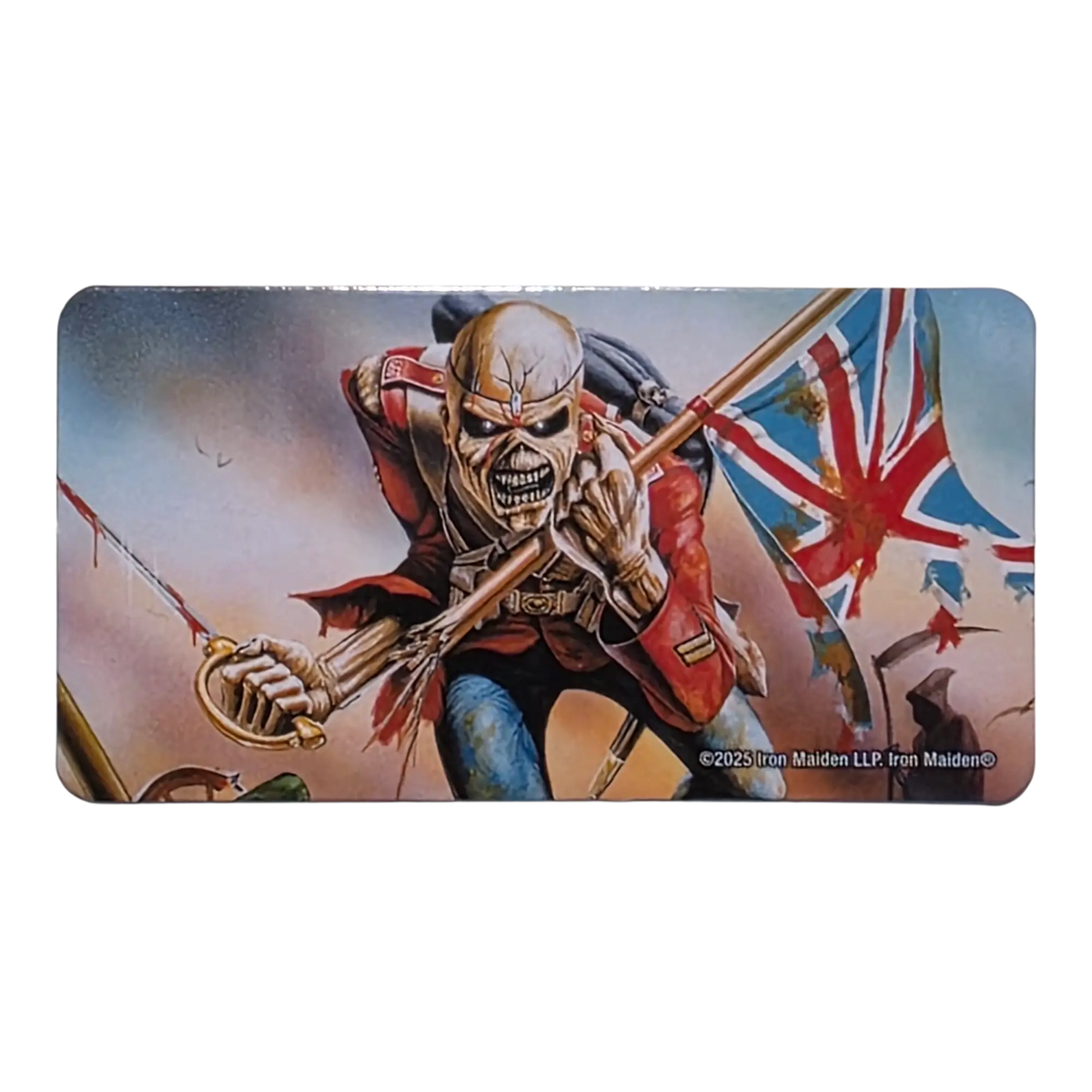 Bearbrick Series 51 Horror "Eddie (The Trooper)" [Iron Maiden] 100% Begleitkarte