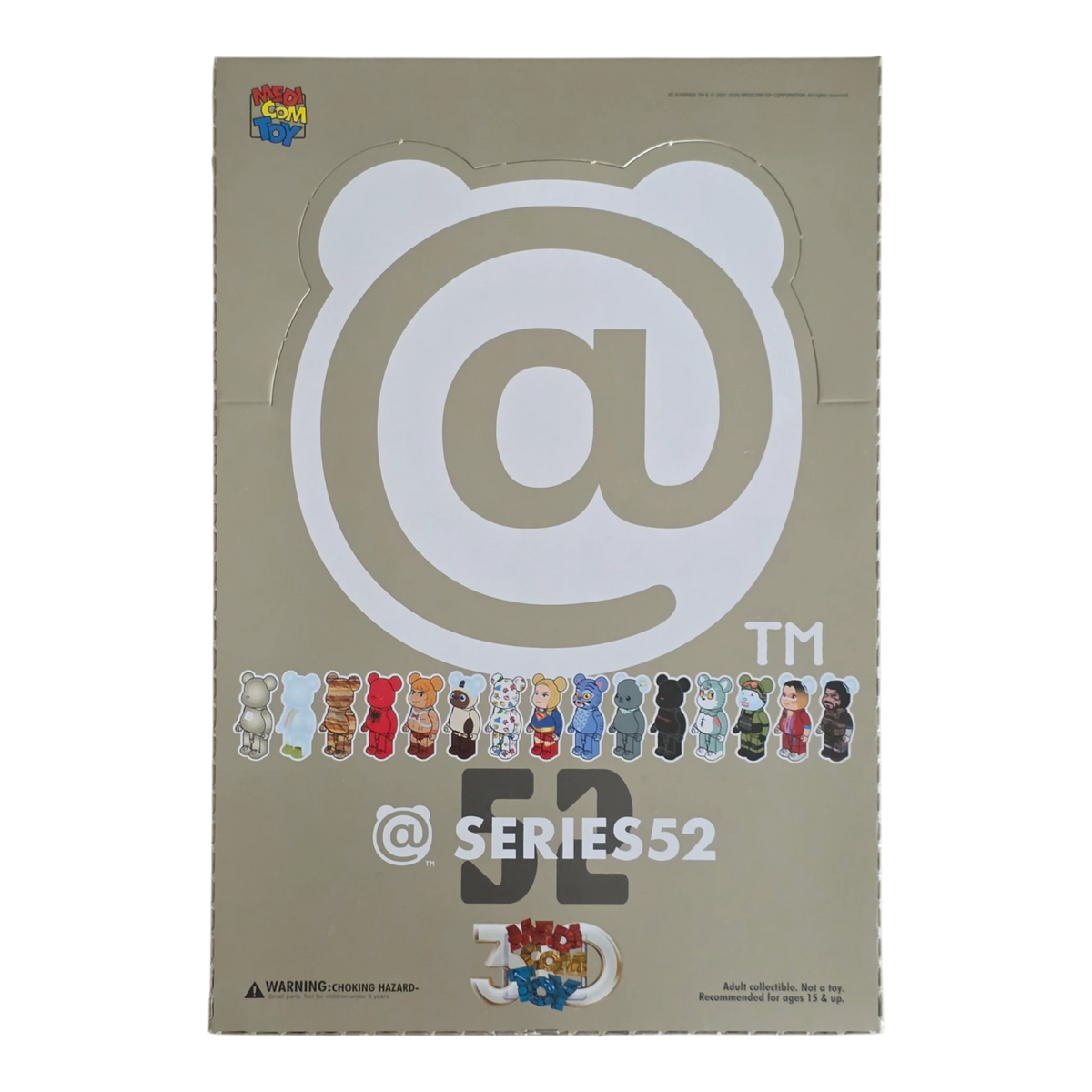 Bearbrick Series 52 24er-Karton 100% Deckel