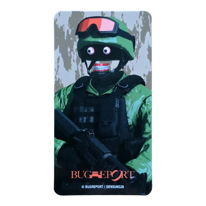 Bearbrick Series 52 Artist "Bugreport" [Densuke28] 100% Begleitkarte