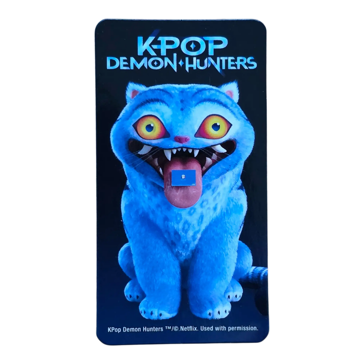 Bearbrick Series 52 Artist „Derpy Tiger" [KPop Demon Hunters] 100% Begleitkarte