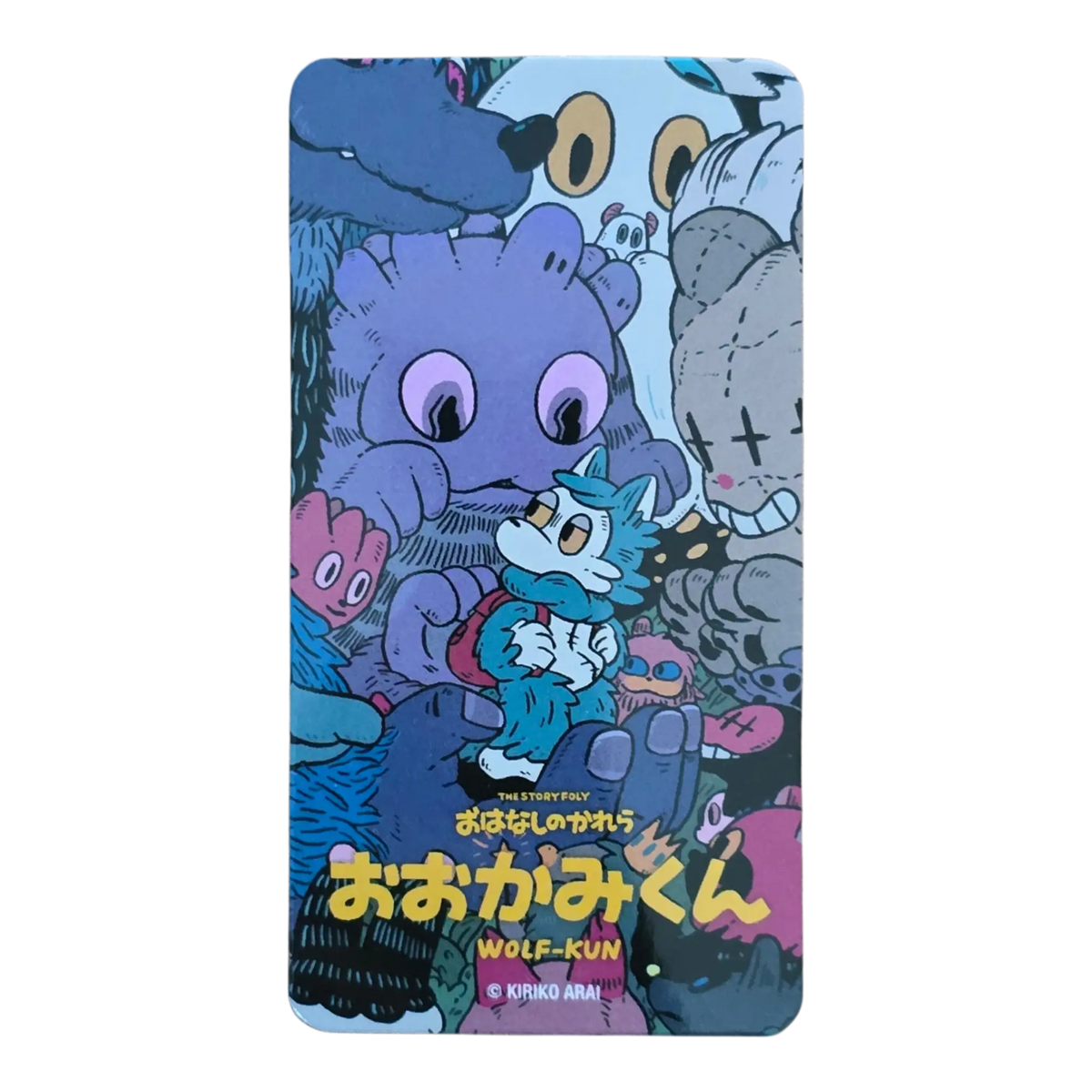 Bearbrick Series 52 Artist „Wolf-kun" [Kiriko Arai] 100% Begleitkarte