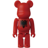 Bearbrick Series 52 Flag "Albania" 100% Herstellerbild
