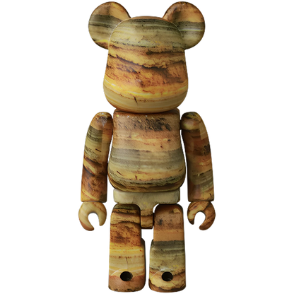 Bearbrick Series 52 Pattern "Amber" 100% Herstellerbild