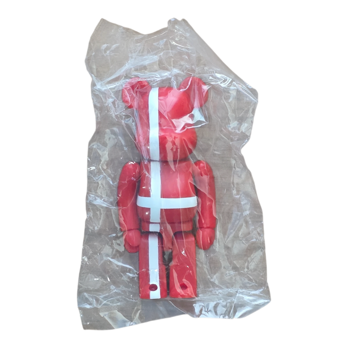 Bearbrick Series 6 Flag "Denmark" 100% in Folie