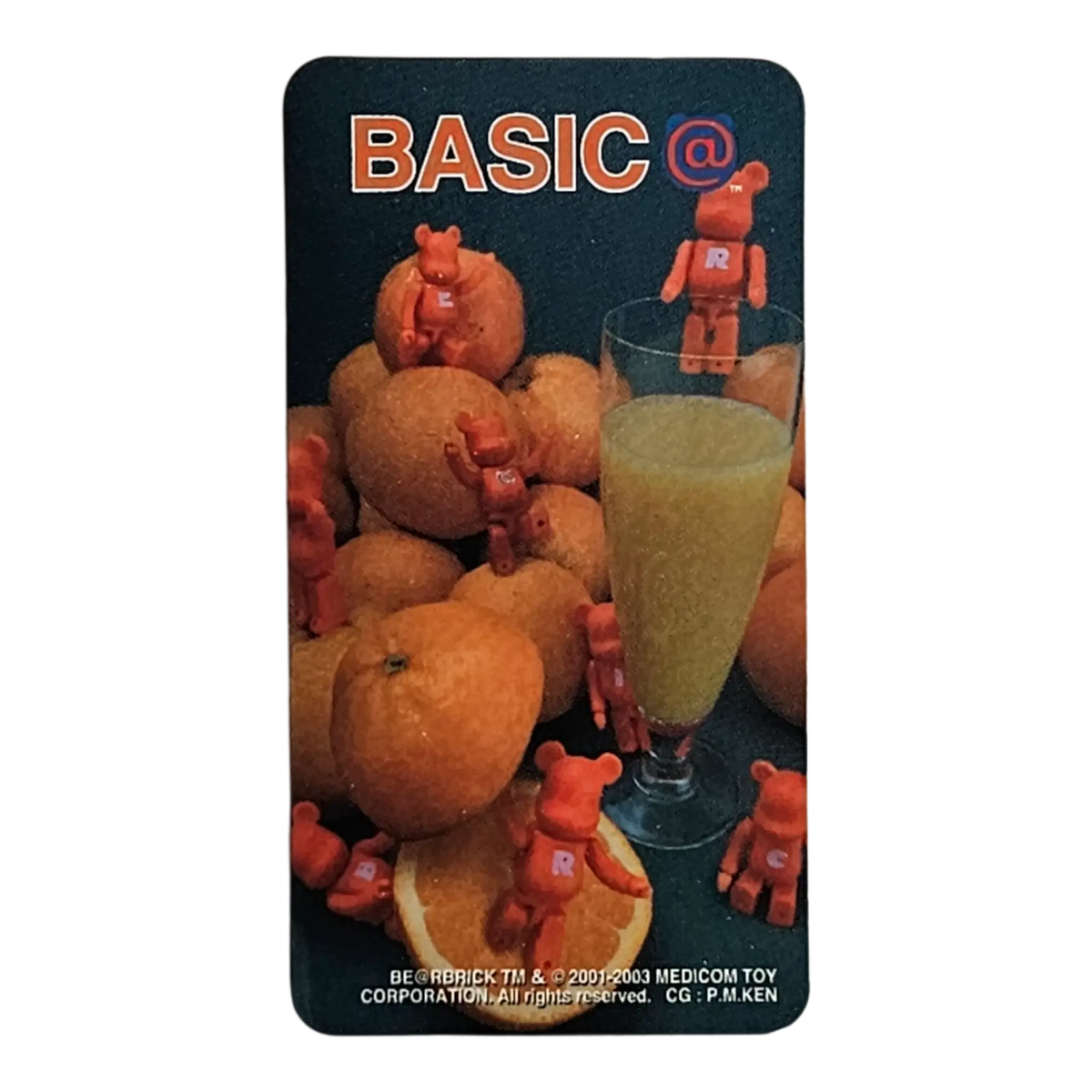 Bearbrick Series 7 Basic Letter 100% Begleitkarte