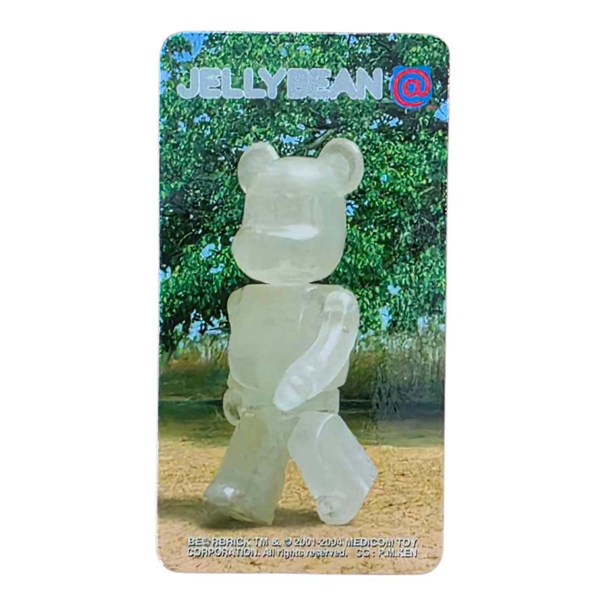 Bearbrick Series 9 Jellybean „Soy Milk" 100 % Herstellerbild
