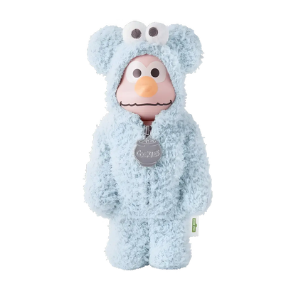 Bearbrick Sesame Street × Gelato Pique Elmo in Cookie Monster Costume 400% Herstellerbild 1