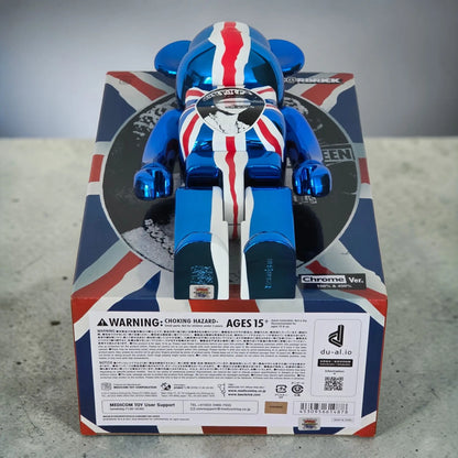 Bearbrick Sex Pistols "God Save the Queen" Chrome Version 100%+400% Echtheitsmerkmale