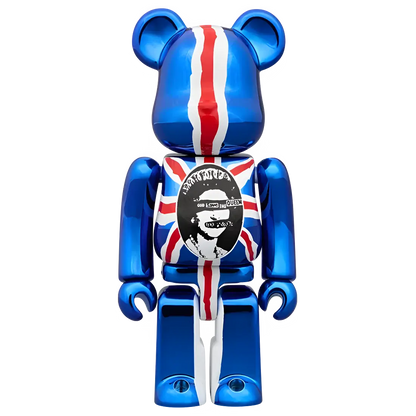 Bearbrick Sex Pistols 'God Save the Queen' Chrome Version Herstellerbild 2
