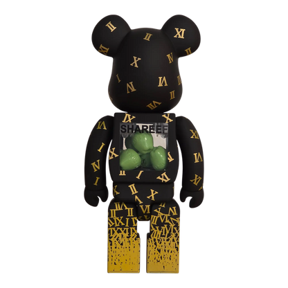 Bearbrick Shareef 3 100%+400% Rückseite