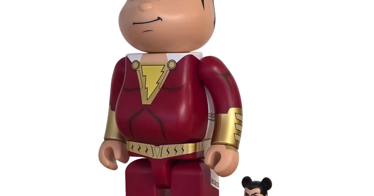 BE@RBRICK Shazam! 100%+400% | MyBearBrick.de