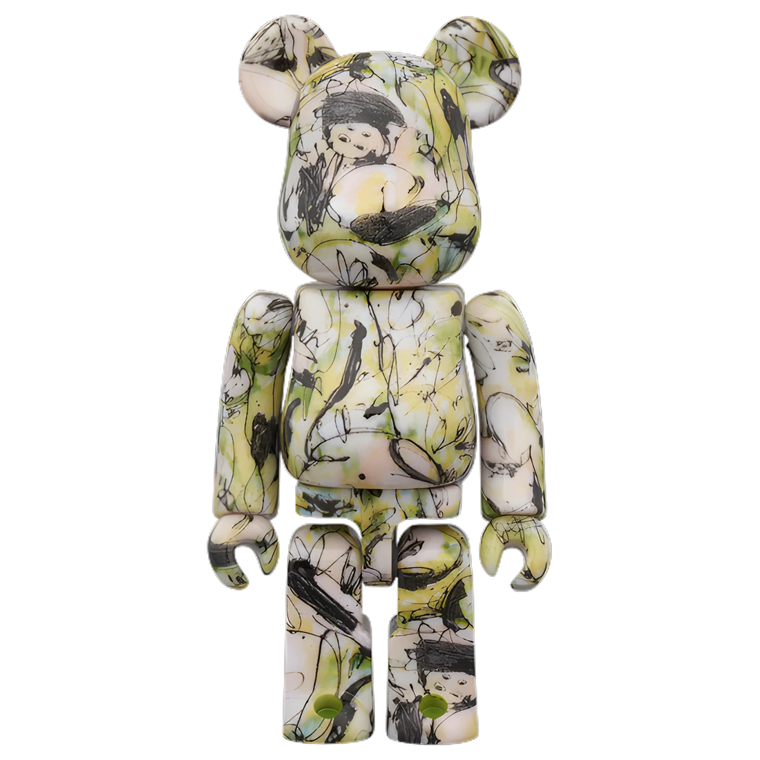 Bearbrick Shun Sudo "Wind and Petals" 100%+400% Herstellerbild 2
