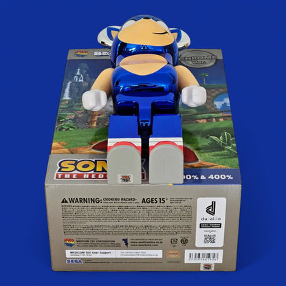Bearbrick Sonic the Hedghog Chrome Version 100%+400% Echtheitsmerkmale