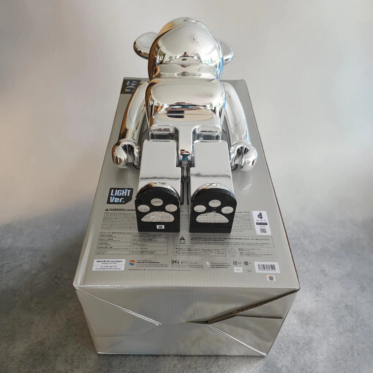 Bearbrick Sorayama Light Version 1000% Echtheitsmerkmale