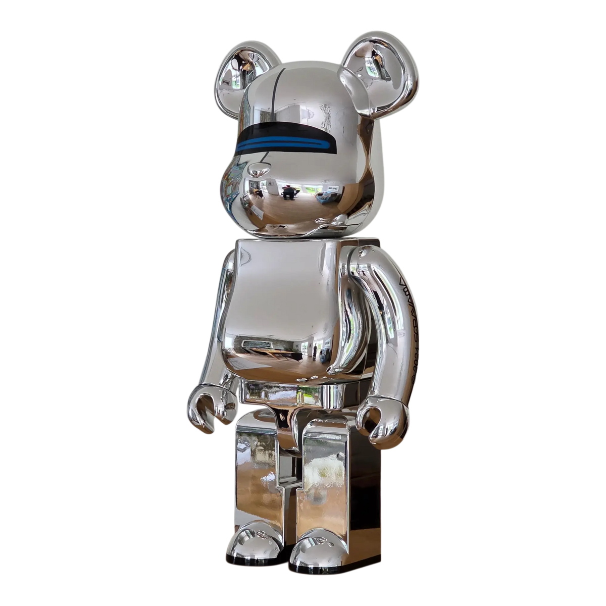 Bearbrick Sorayama Light Version 1000% schräg