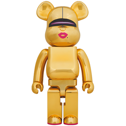 Bearbrick Sorayama × 2G Gold Version 1000% Herstellerbild 1