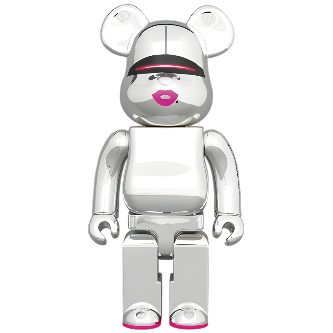 Bearbrick Sorayama × 2G Silver Version 100%+400% Herstellerbild 3