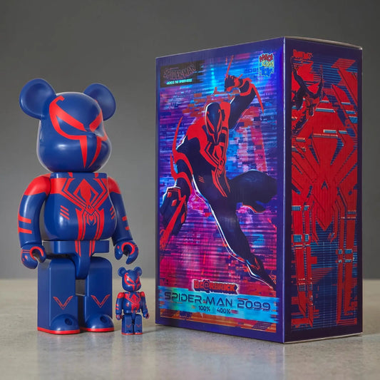 Bearbrick Spider-Man 2099 100%+400% mit Verpackung