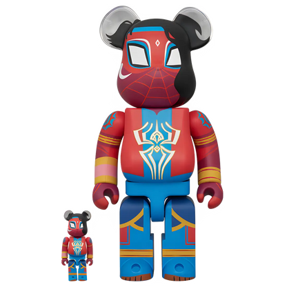 Bearbrick Spider-Man India [Spider-Man: Across the Spider-Verse] 100%+400% Herstellerbild 1