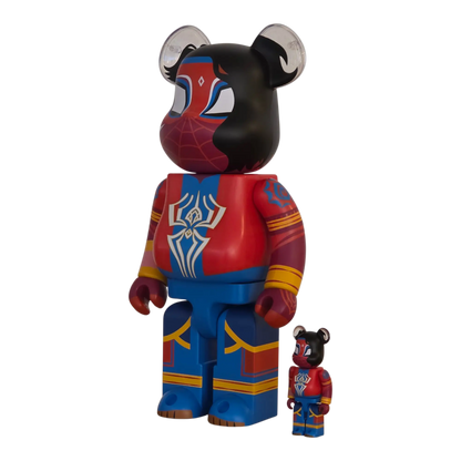 Bearbrick Spider-Man India [Spider-Man: Across the Spider-Verse] 100%+400% schräg