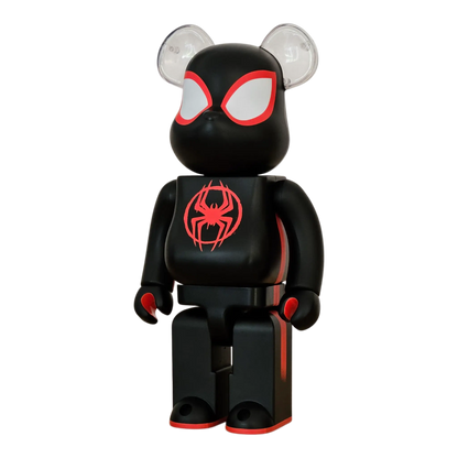 Bearbrick Spider-Man Miles Morales [Spider-Man: Across the Spider-Verse] 400% schräg