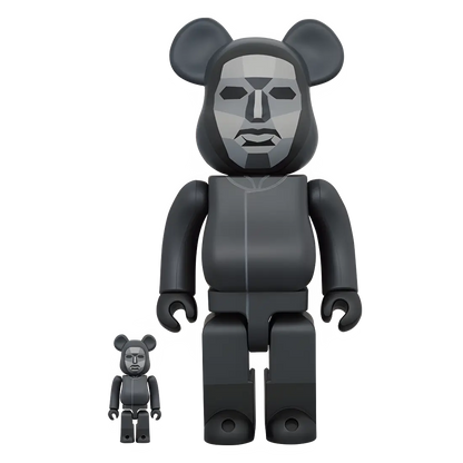 Bearbrick Squid Game Frontman 100%+400% Herstellerbild 1