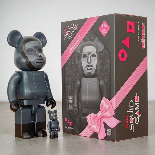 Bearbrick Squid Game Frontman 100%+400% mit Verpackung