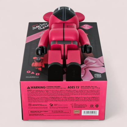 Bearbrick Squid Game Guard "Square" 100%+400% Echtheitsmerkmale