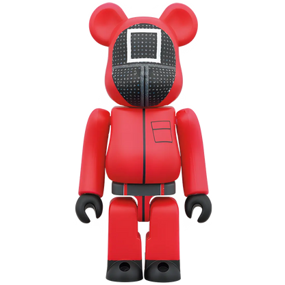 Bearbrick Squid Game Guard "Square" 100%+400% Herstellerbild 1