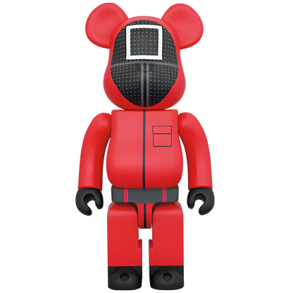 Bearbrick Squid Game Guard "Square" 100%+400% Herstellerbild 2