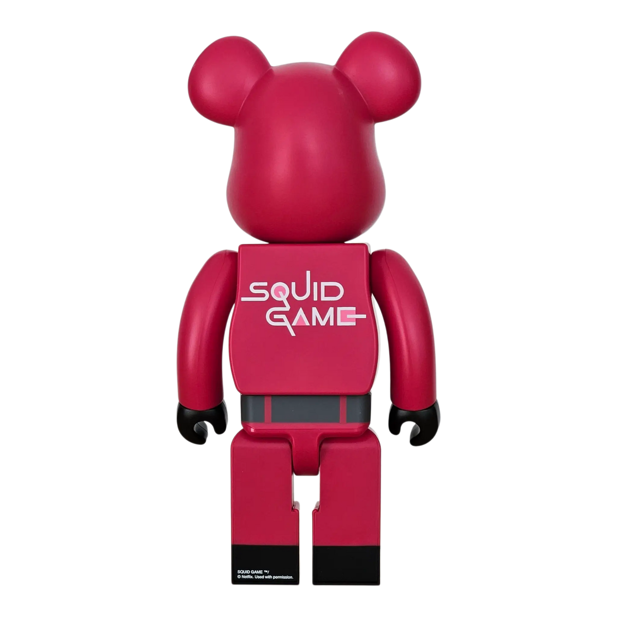 Bearbrick Squid Game Guard "Square" 100%+400% Rückseite