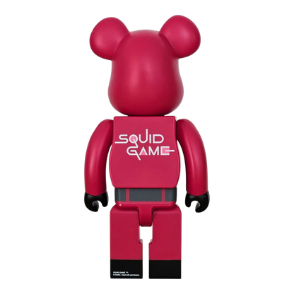 Bearbrick Squid Game Guard "Square" 100%+400% Rückseite