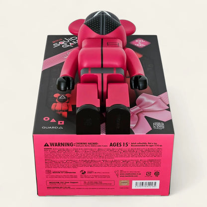 Bearbrick Squid Game Guard "Triangle" 100%+400% Echtheitsmerkmale