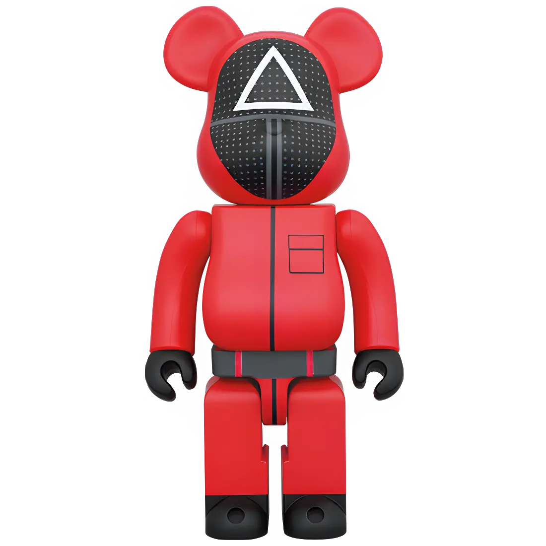 Bearbrick Squid Game Guard "Triangle" 100%+400% Herstellerbild 2