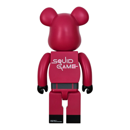 Bearbrick Squid Game Guard "Triangle" 100%+400% Rückseite
