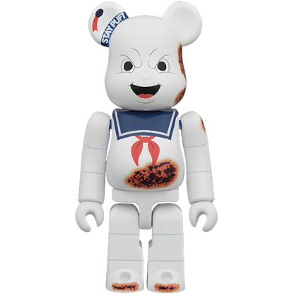 Bearbrick Stay Puft Marshmallow Man "Angry Face" & No Ghost [Ghostbusters] 2er-Set 100% Herstellerbild 2