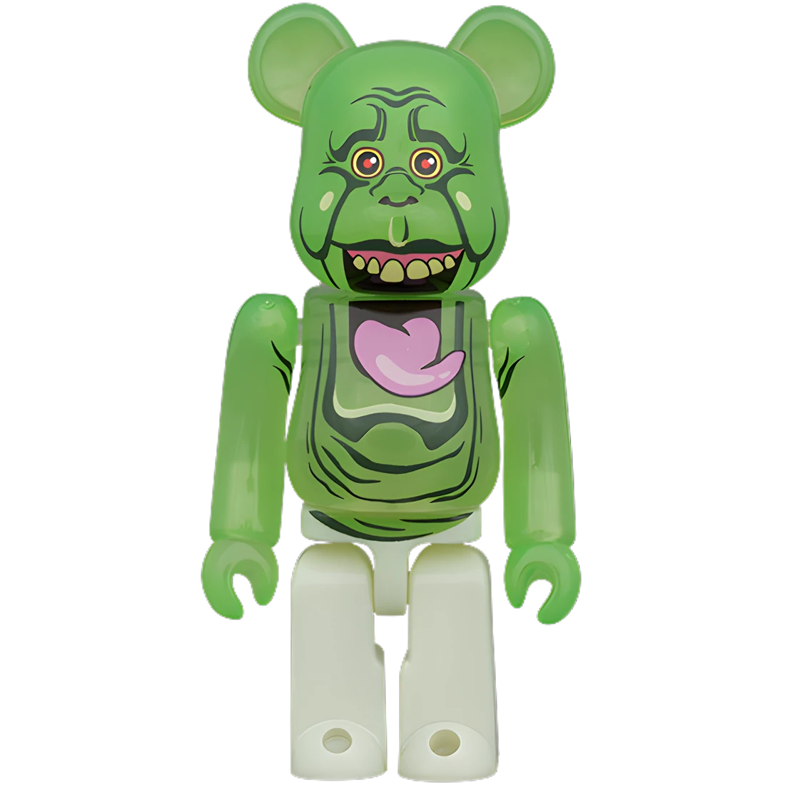 Bearbrick Stay Puft Marshmallow Man & Slimer [Ghostbusters] 2er-Set 100% Herstellerbild 4