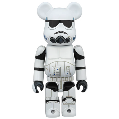 Bearbrick Stormtrooper Chrome Version 100% Herstellerbild