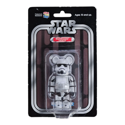 Bearbrick Stormtrooper Chrome Version 100% in der Verpackung