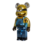 BE@RBRICK Stuart Chrome Version [Minions: The Rise of Gru] (1000%)