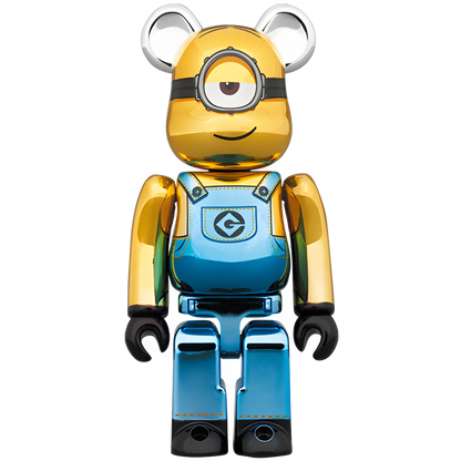 Bearbrick Stuart Chrome Version [Minions: The Rise of Gru] 100%+400% Herstellerbild 2