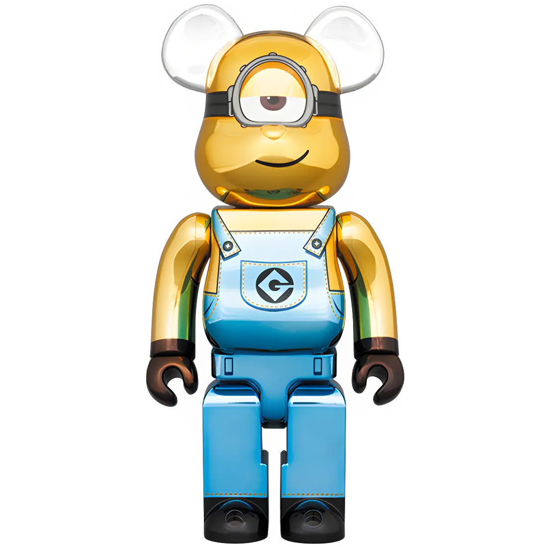 Bearbrick Stuart Chrome Version [Minions: The Rise of Gru] 100%+400% Herstellerbild 3