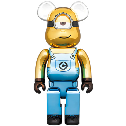 Bearbrick Stuart Chrome Version [Minions: The Rise of Gru] 100%+400% Herstellerbild 3