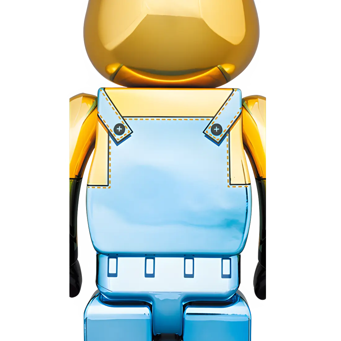 Bearbrick Stuart Chrome Version [Minions: The Rise of Gru] 100%+400% Herstellerbild 4