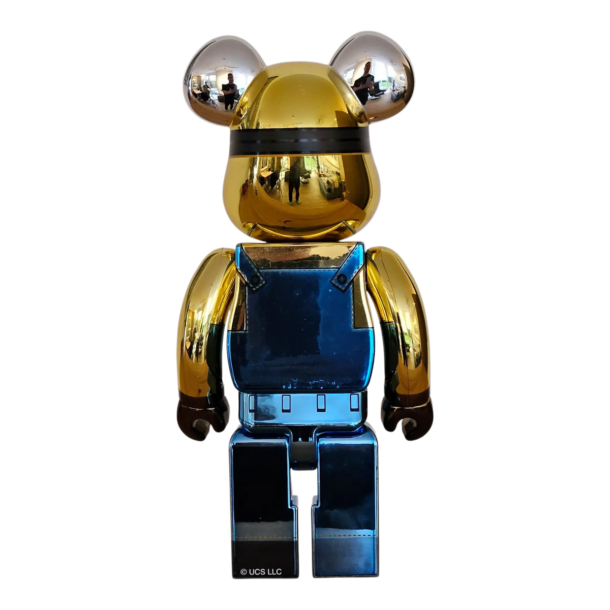 Bearbrick Stuart Chrome Version [Minions: The Rise of Gru] 100%+400% Rückseite