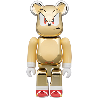 Bearbrick Super Sonic Chrome Version [SEGA] 100%+400% Herstellerbild 2