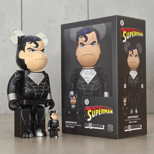 Bearbrick Superman [Return of Superman Version] 100%+400% mit Verpackung