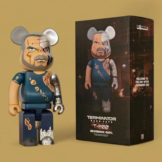Bearbrick T-800 [Terminator: Dark Fate] 400% mit Verpackung