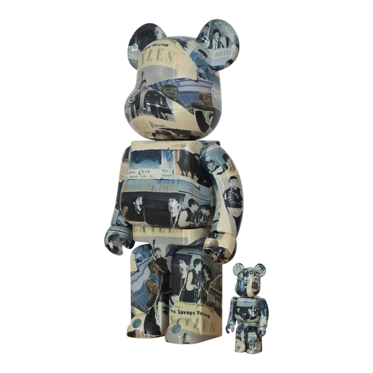 Bearbrick The Beatles "Anthology" 100%+400% schräg