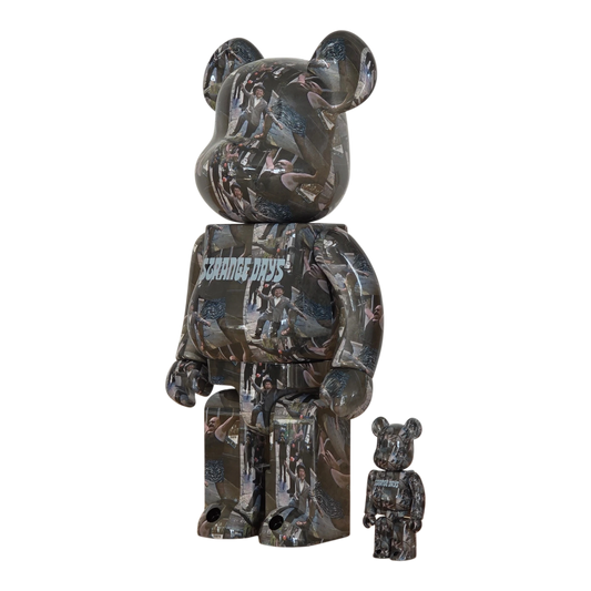 Bearbrick The Doors "Strange Days" 100%+400% schräg